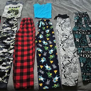 9pc Boys Cozy Pajamas Bundle